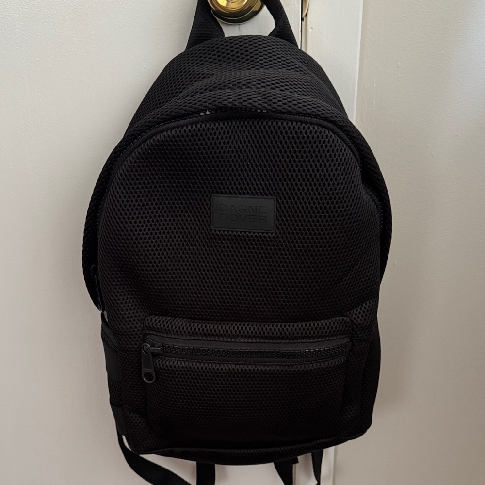 Dagne Dover Charcoal Mesh Backpack